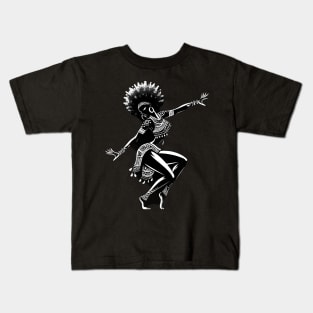 Afrocentric Woman Dancing Kids T-Shirt